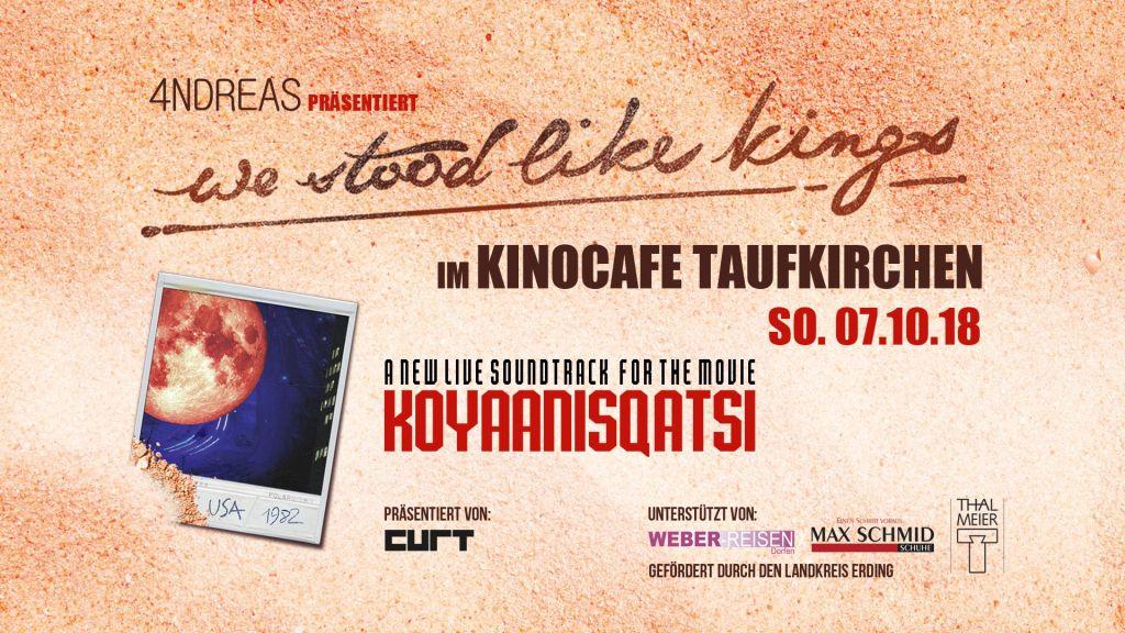 Veranstaltungsbild zum Konzert „4NDREAS präsentiert We Stood Like Kings USA 1982“