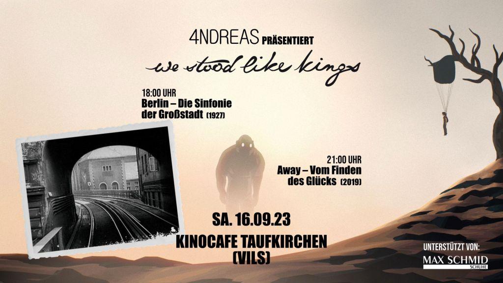 Veranstaltungsbild zum Konzert „4NDREAS präsentiert We Stood Like Kings Berlin, 1927 & Away“