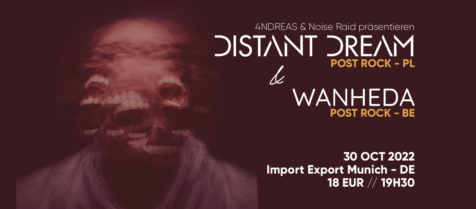 Veranstaltungsbild zum Konzert „4NDREAS & Noise Raid präsentieren Distant Dream & Wanheda“